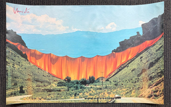 Christo's Valley Curtain Rifle Colorado Poster – Poster Museum