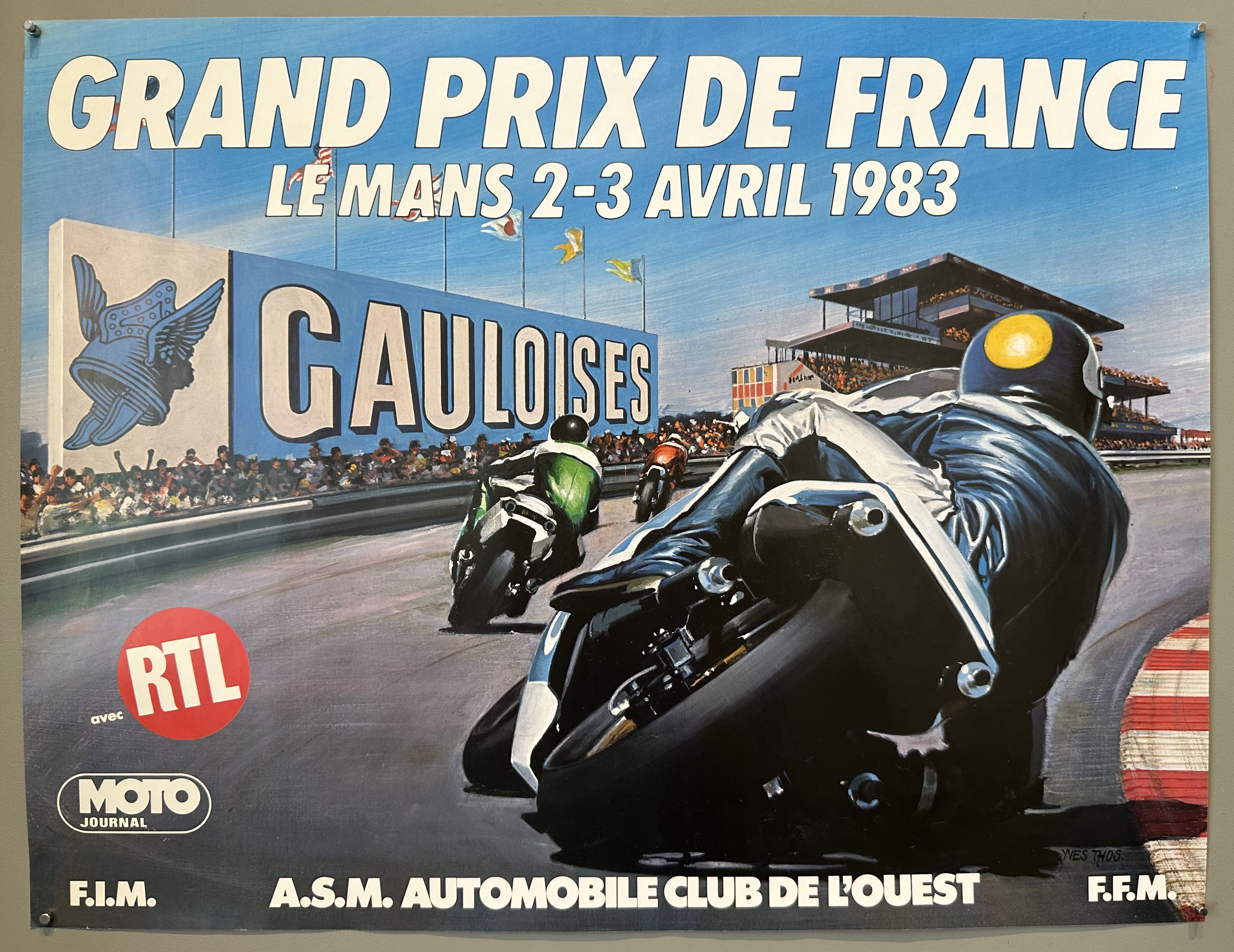Grand Prix de France Le Mans Poster