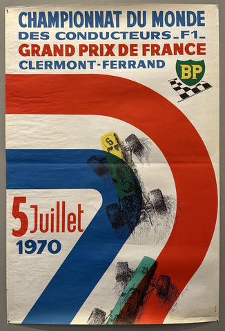 1970 Grand Prix de France Poster