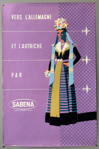 Link to Vers L'Allemagne et L'Autriche Par SabenaBelgium, c. 1957 Product