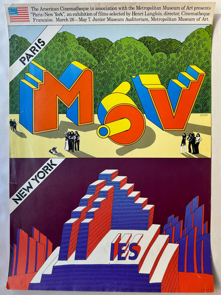 Paris/New York Exhibition Poster – Poster Museum