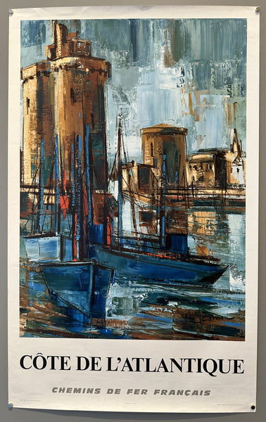 Côte de L'atlantique Travel Poster – Poster Museum