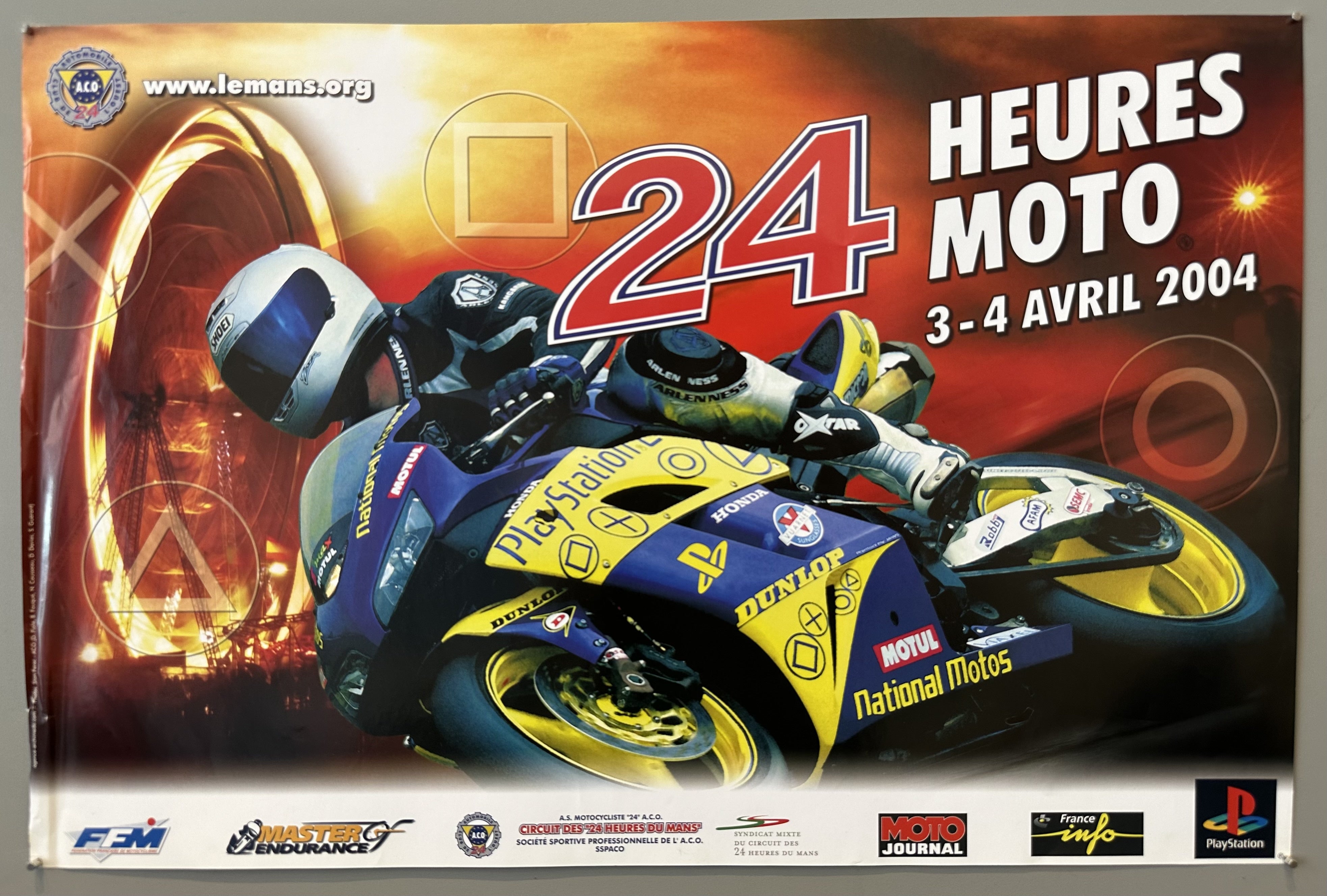 24 Heures du Mans Moto 2004 Poster