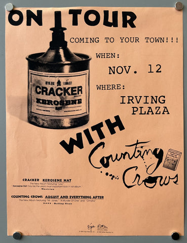 Link to  On Tour Cracker With Counting CrowsUSA, c. 1993  Product