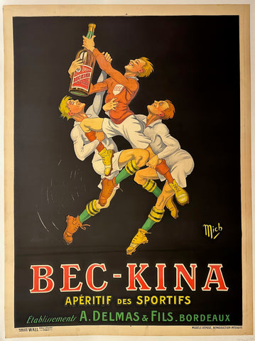 Link to  Bec-Kina Apéritif des SportifsFrench Poster, 1920s  Product