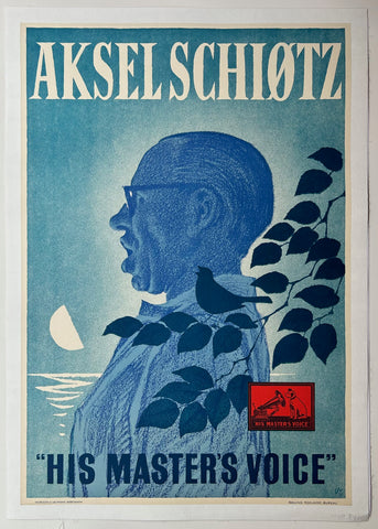 Link to  Aksel Schiotz "His Masters Voice" PosterDenmark, c. 1950  Product