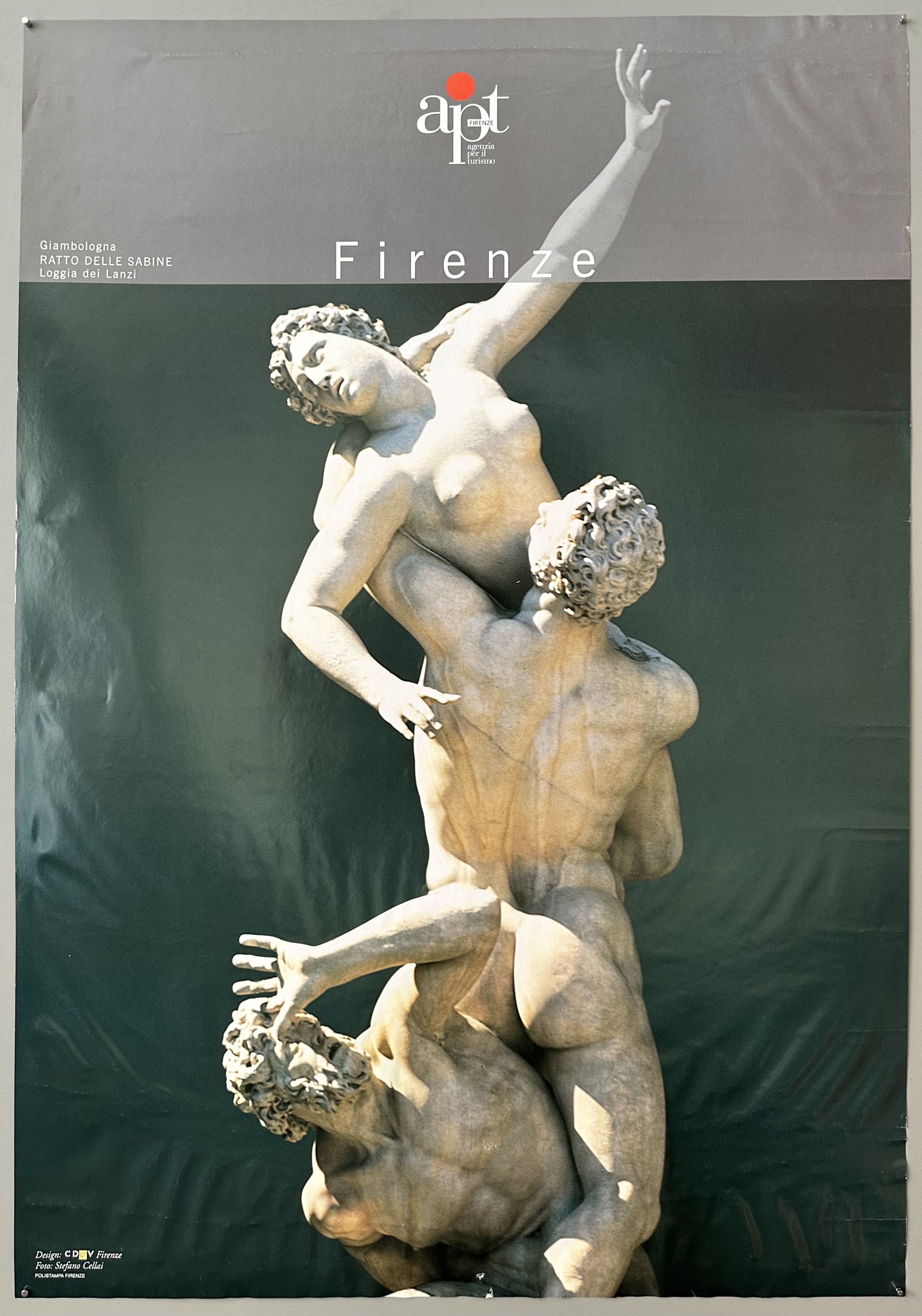 Firenze Ratto Delle Sabine Poster