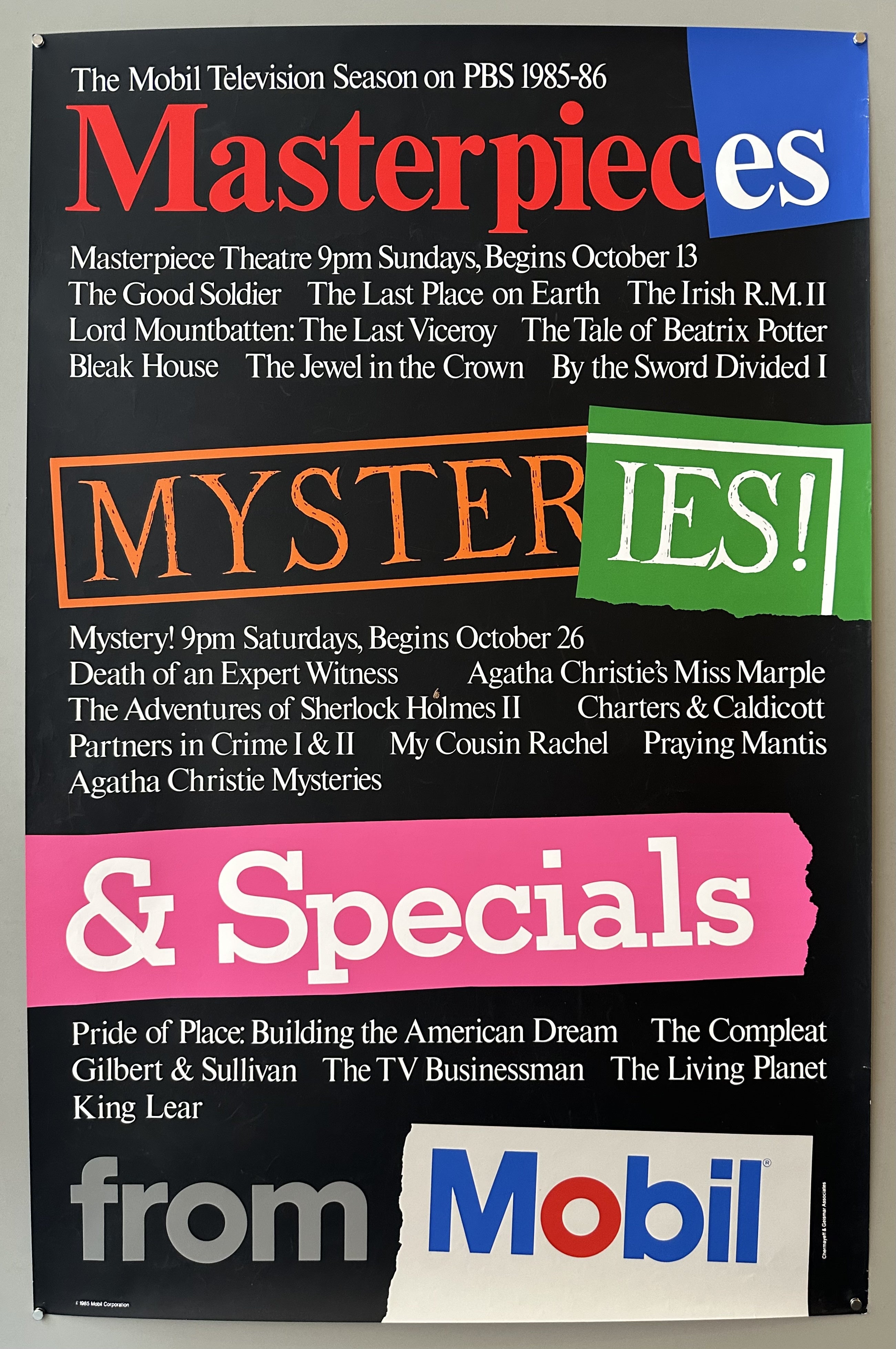 Masterpieces, Mysteries, & Specials from Mobil