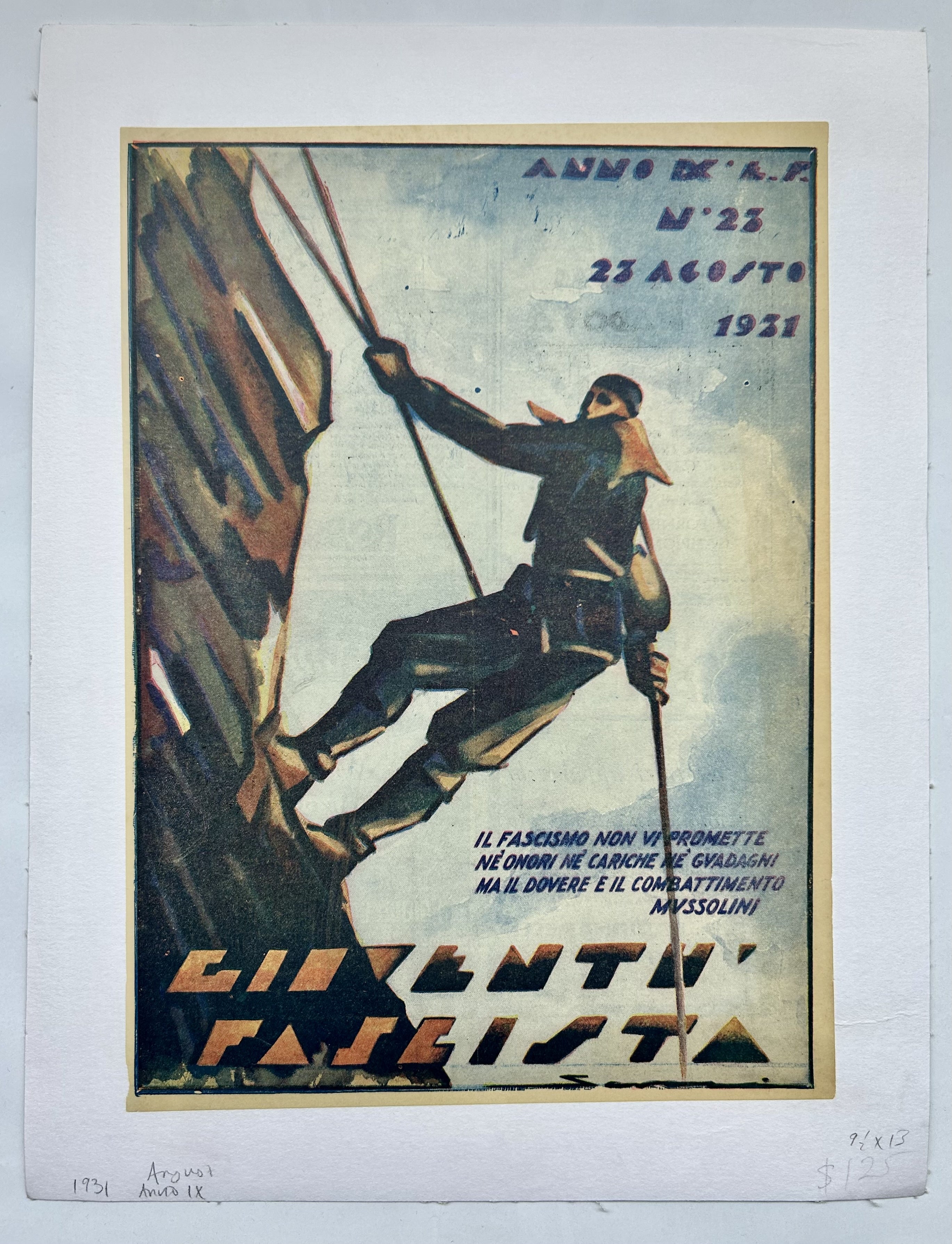Gioventu Fascista Magazine - August 1932, Vol. 23