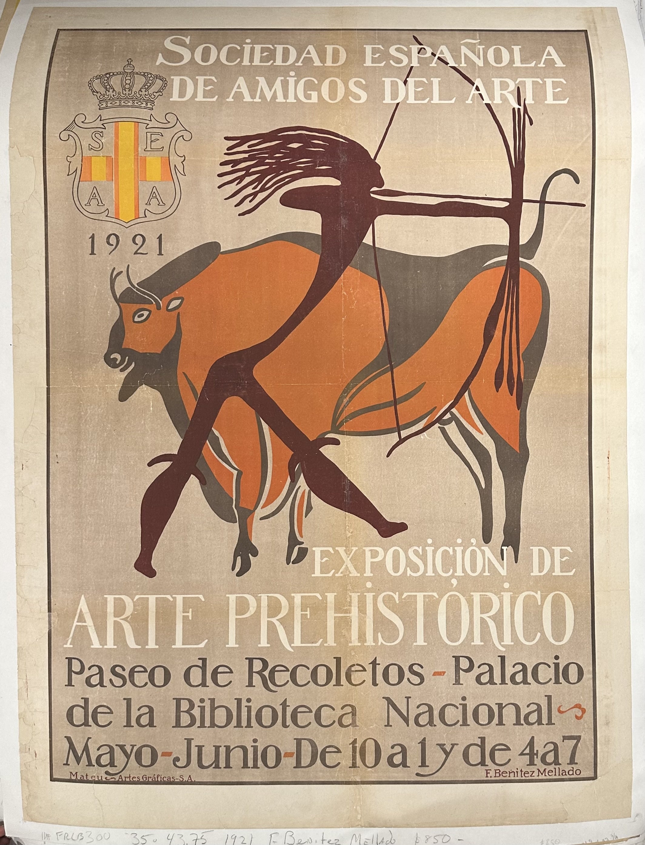 Sociedad Espanola de Amigos del Arte Exposicion de Arte Prehistorico