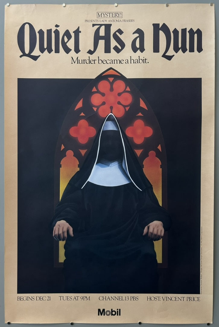 The artist of the "Mystery! Presents Quiet as a Nun" poster is Norman Walker.