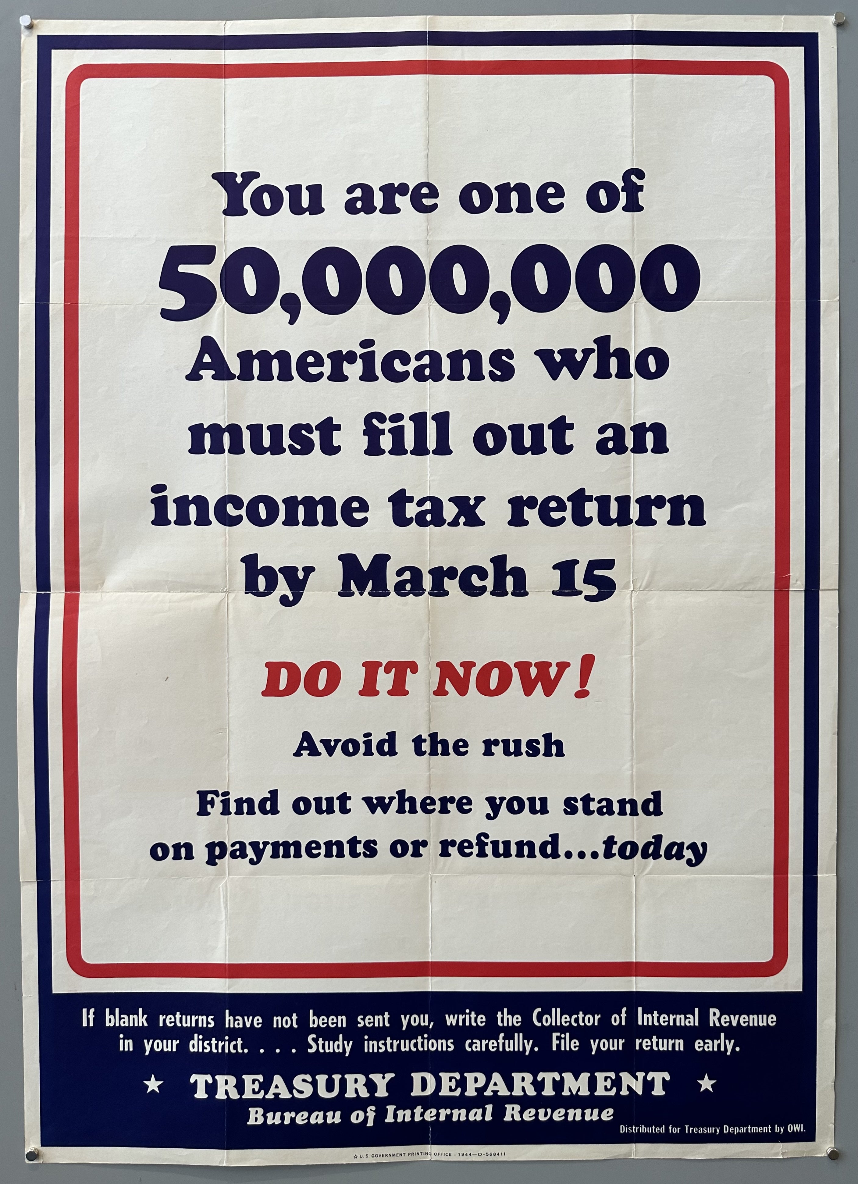 Income Tax Returns Treasury Department