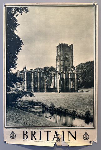 Link to Britain: Fountains Abbey Harrogate YorkshireGreat Britain, c. 1950s Product