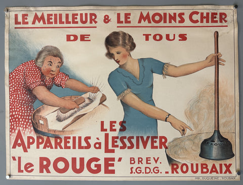 Link to Le Meilleur & Le Moins Cher de Tous Les Appareils à Lessiver 'Le Rouge'France, c. 1920s (?) Product