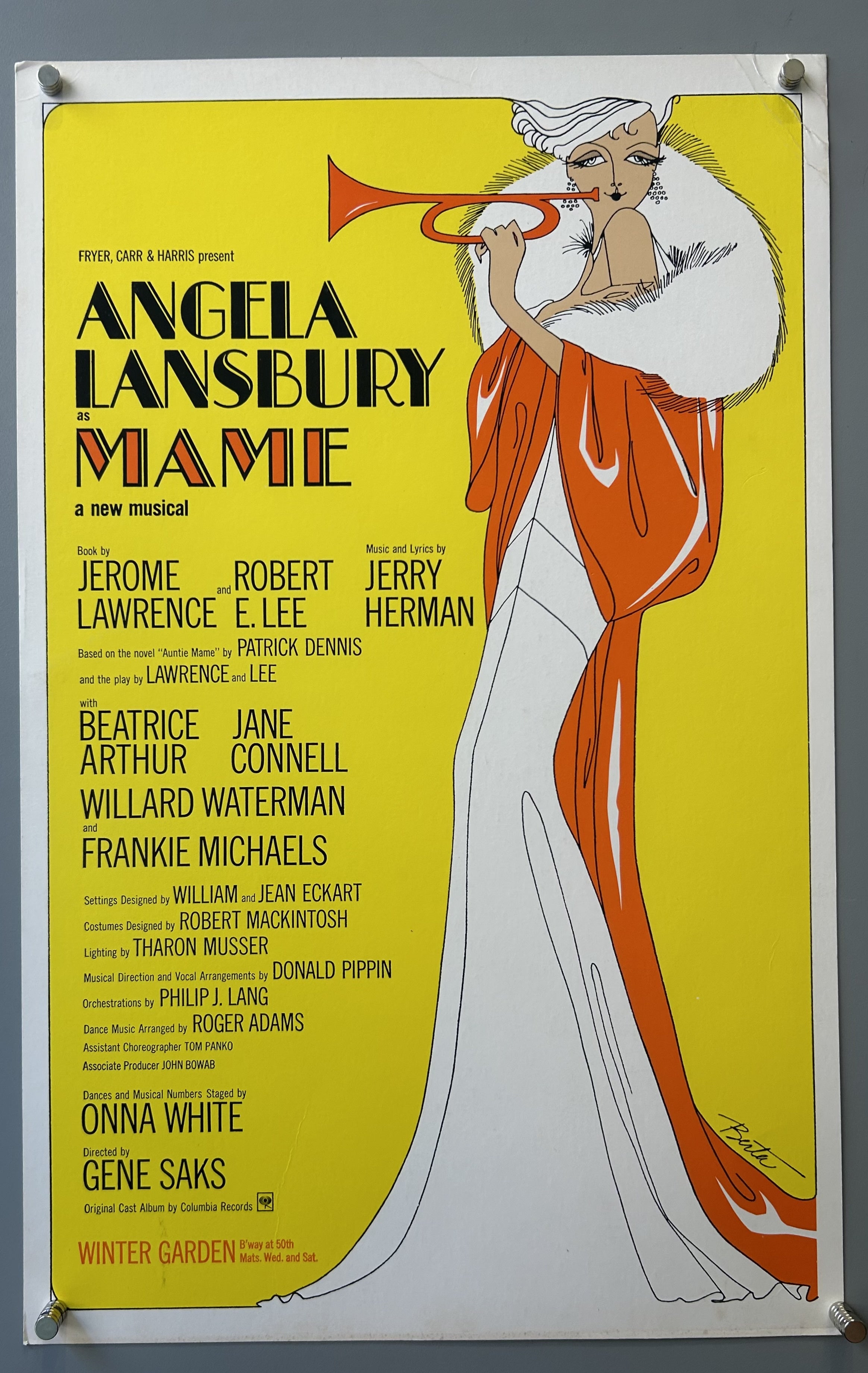 woman with a trumpet