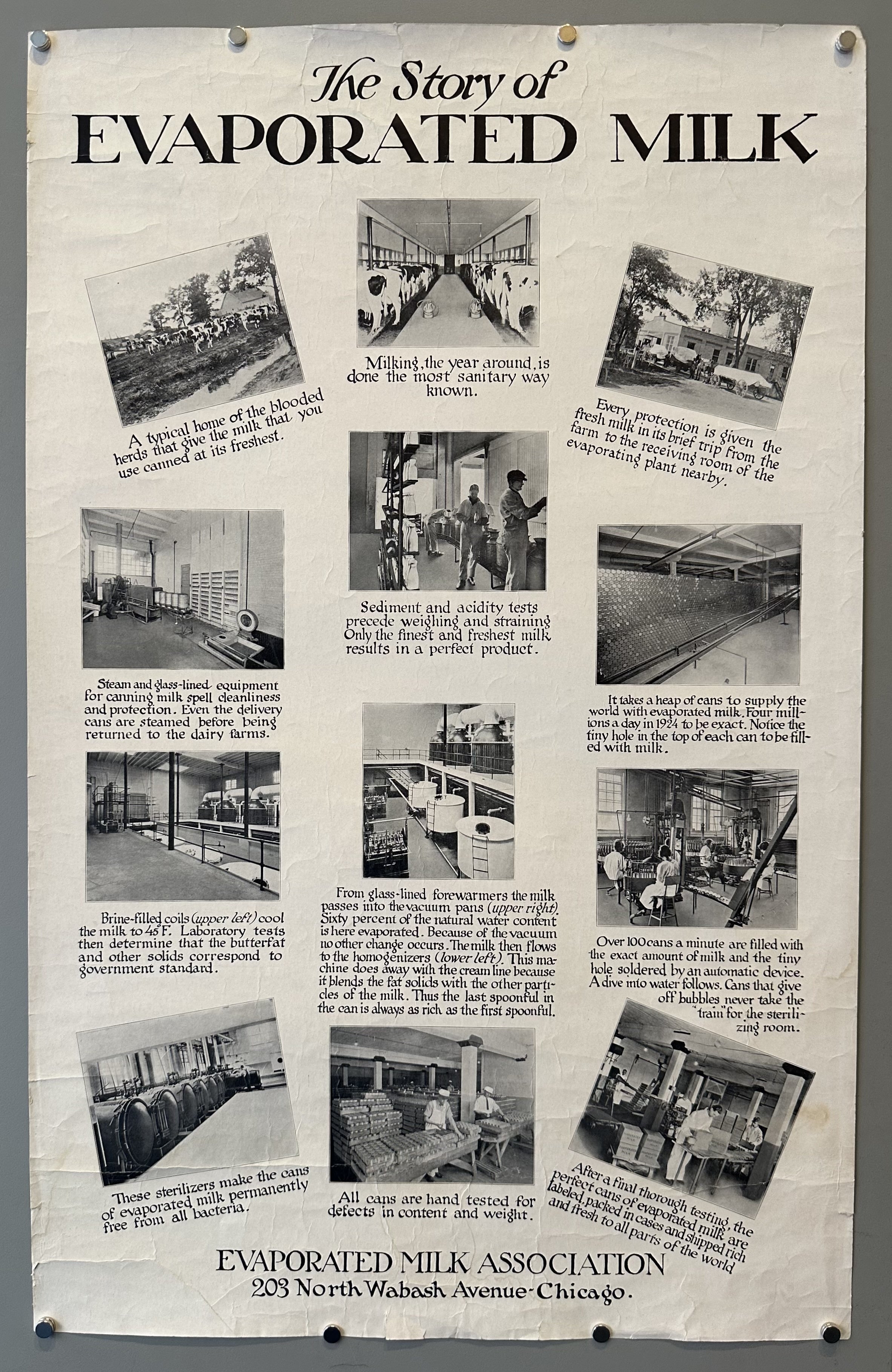 The Story of EVAPORATED MILK with pictures associated