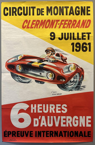 Link to  6 Heures d'Auvergne 1961 PosterFrance, 1961  Product