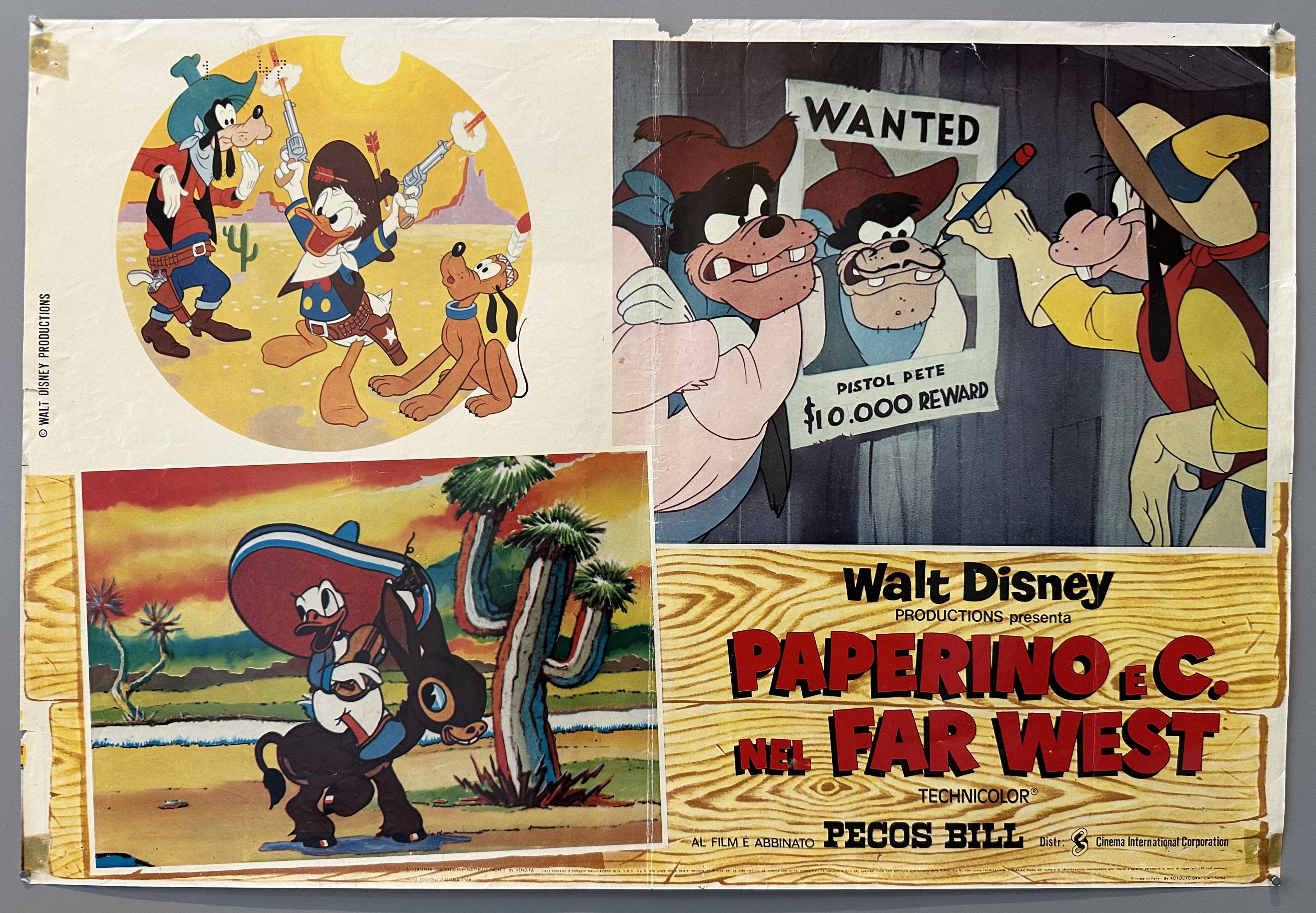 Paperino e C. Nel Far West Poster 6