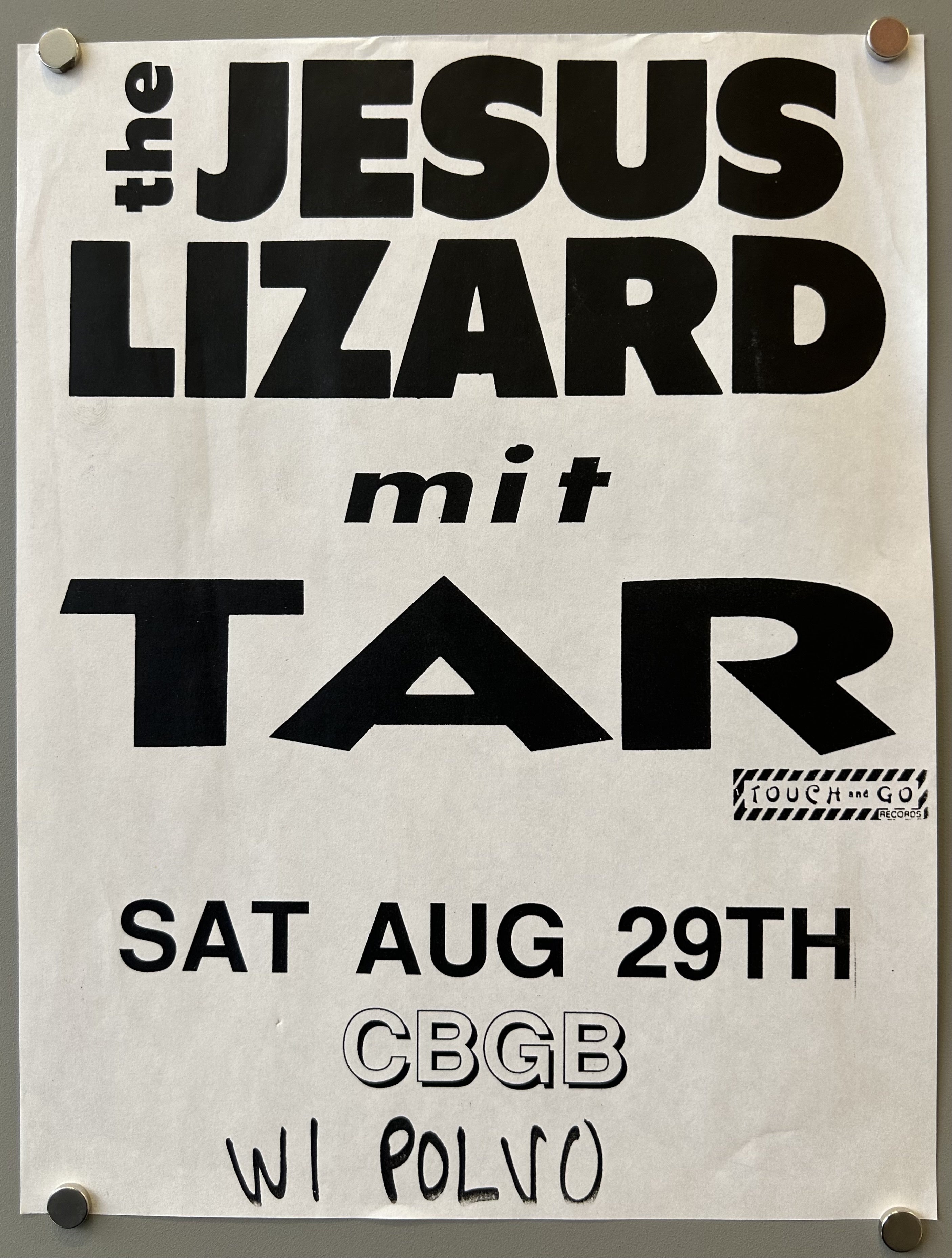 The Jesus Lizard mit Tar CBGB