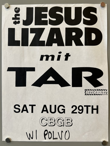 Link to  The Jesus Lizard mit Tar CBGBUSA, c. 1992  Product
