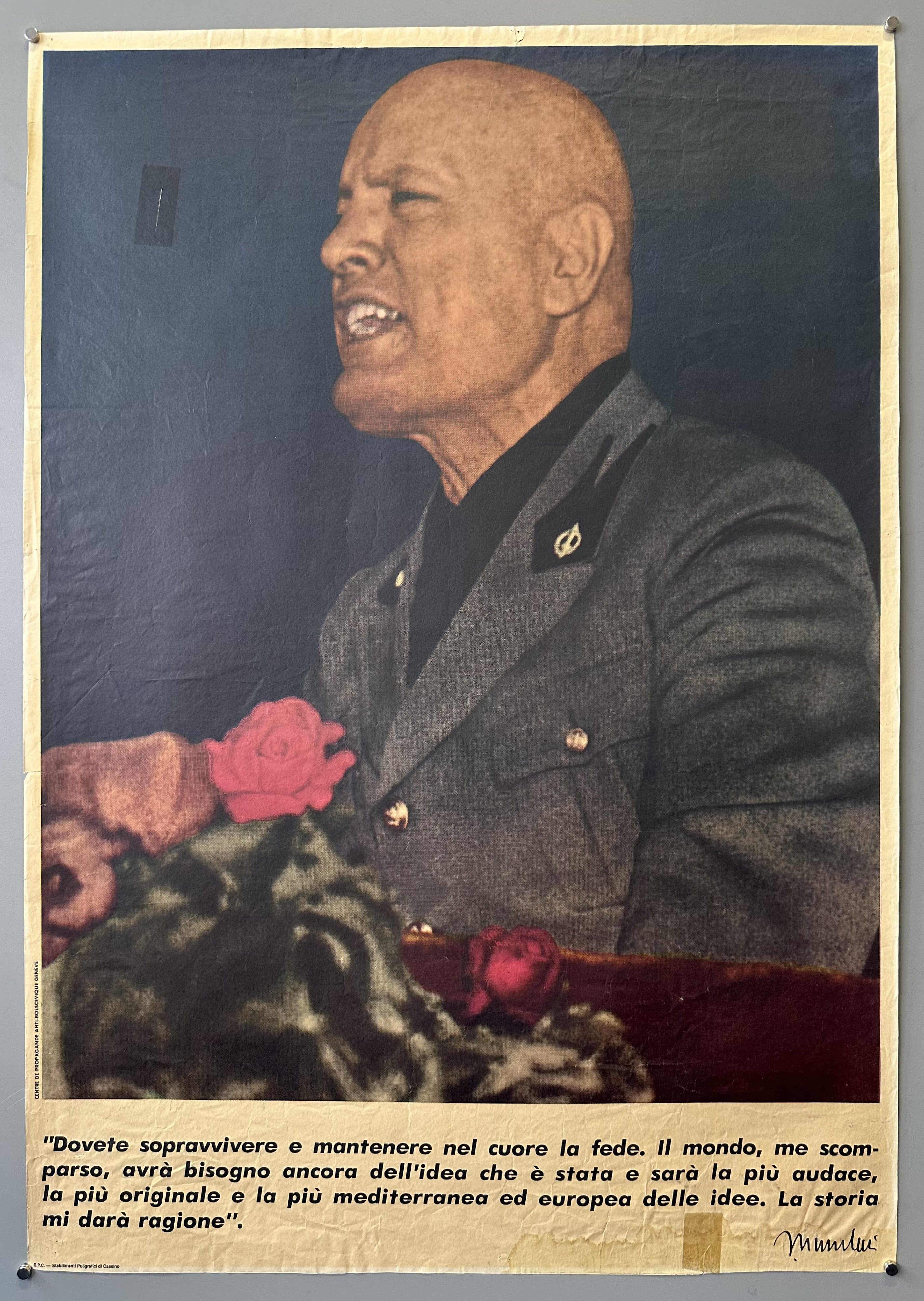 La storia mi dara ragione Mussolini Speech