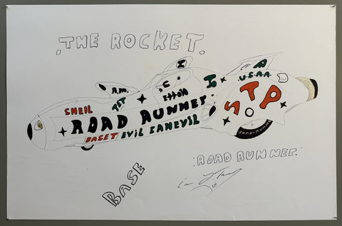 "The Rocket" Race Car Illustration 3