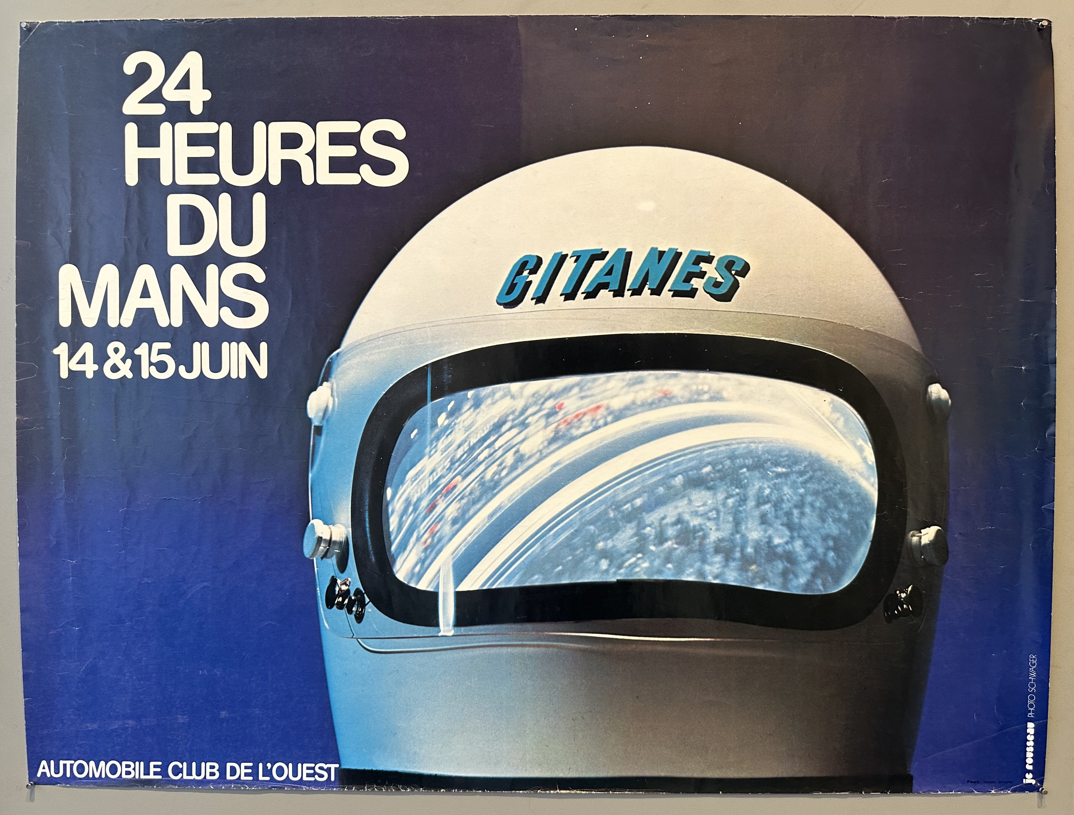 24 Heures Du Mans Gitanes Poster