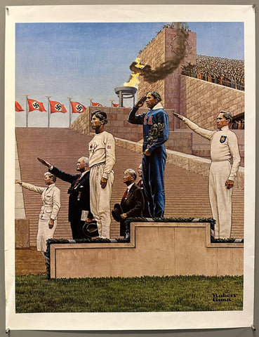 Robert Gunn 'Jesse Owens' Victory in Berlin' Poster