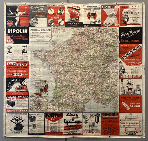 Link to  Carte de France Cartes TarideFrance, c. 1930  Product