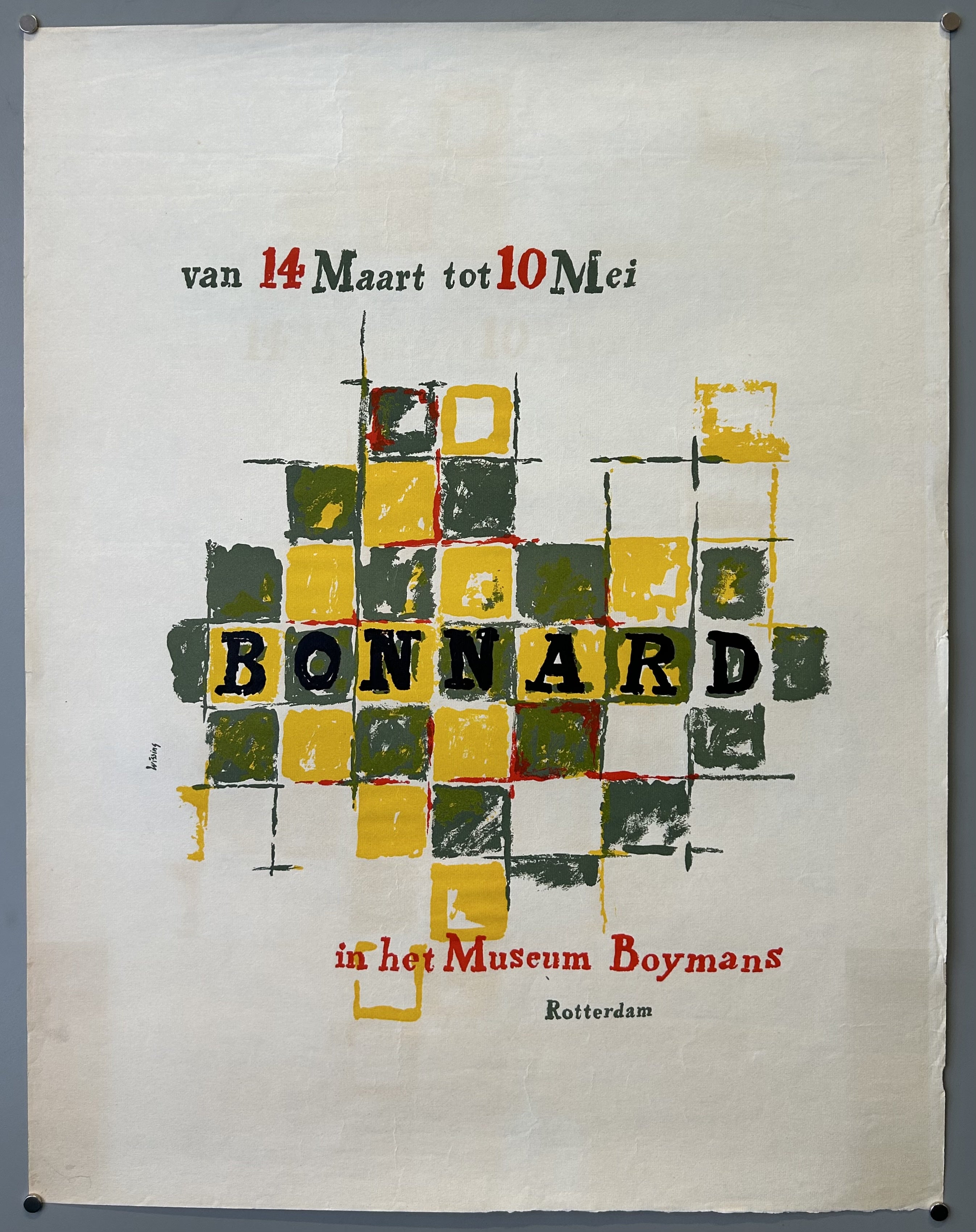 Bonnard in het Museum Boymans