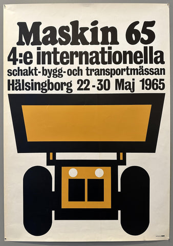 Link to  Maskin 65 PosterSweden, 1965  Product