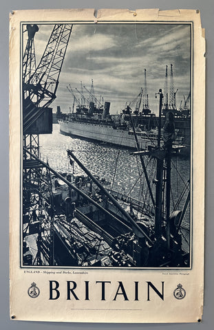 Link to Britain: Shipping and Docks LancashireGreat Britain, c. 1950s Product