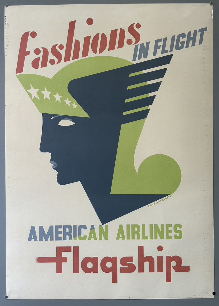 E. McKnight Kauffer was a prominent commercial artist known for his modernist and symbolic approach to design. He believed that posters served a dual purpose of informing the public and aiding industry, viewing them as works of art.