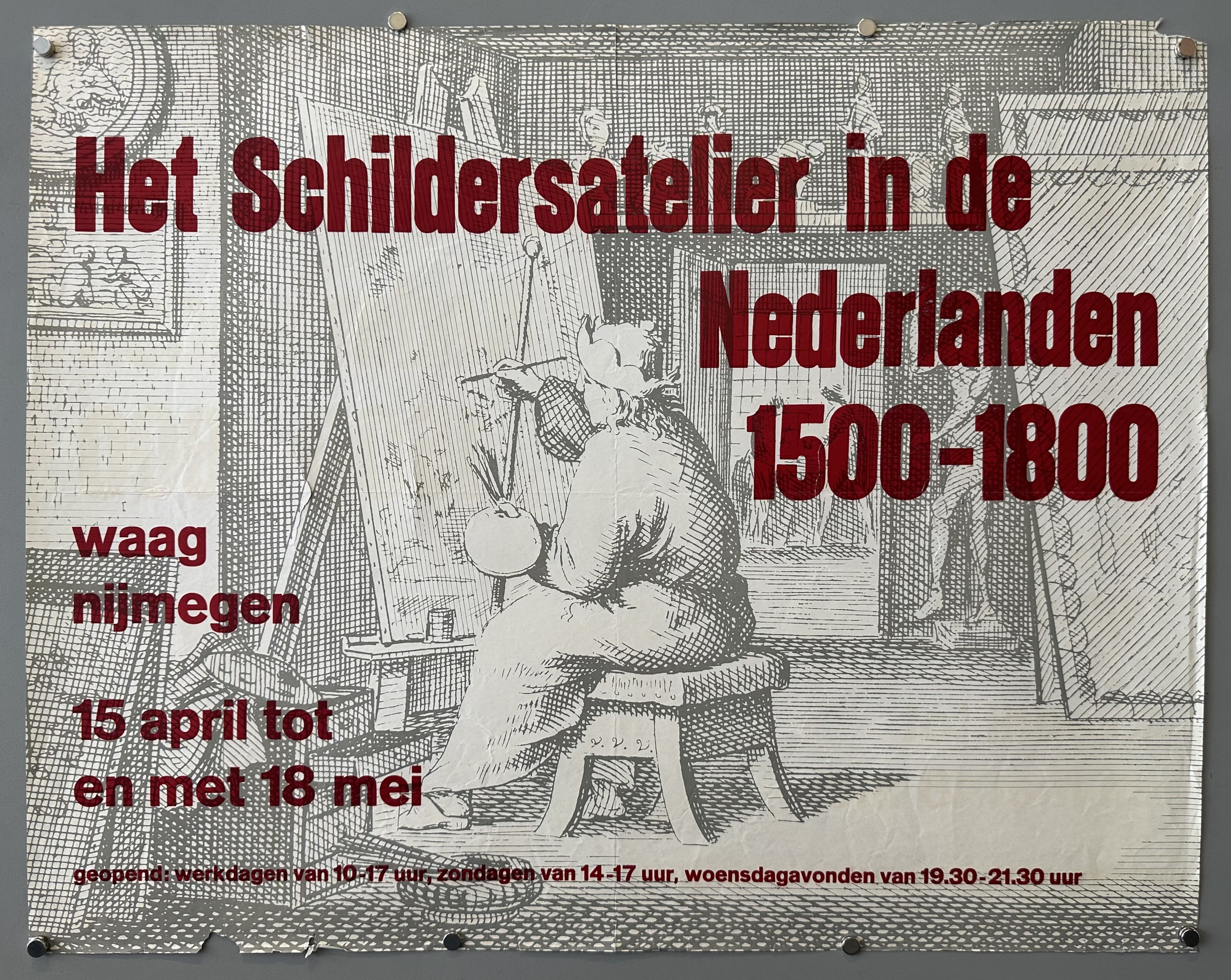 Het Schildersatelier in de Nederlanden 1500-1800