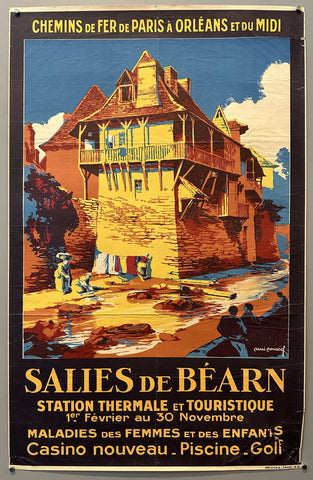 Link to Salies de Béarn Chemins de Fer de Paris À Orléans et du MidiFrance, 1931 Product