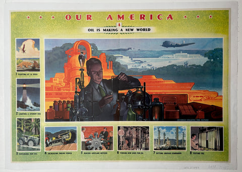 Link to Our America 4: Oil Is Making A New World PosterU.S.A, 1942 Product