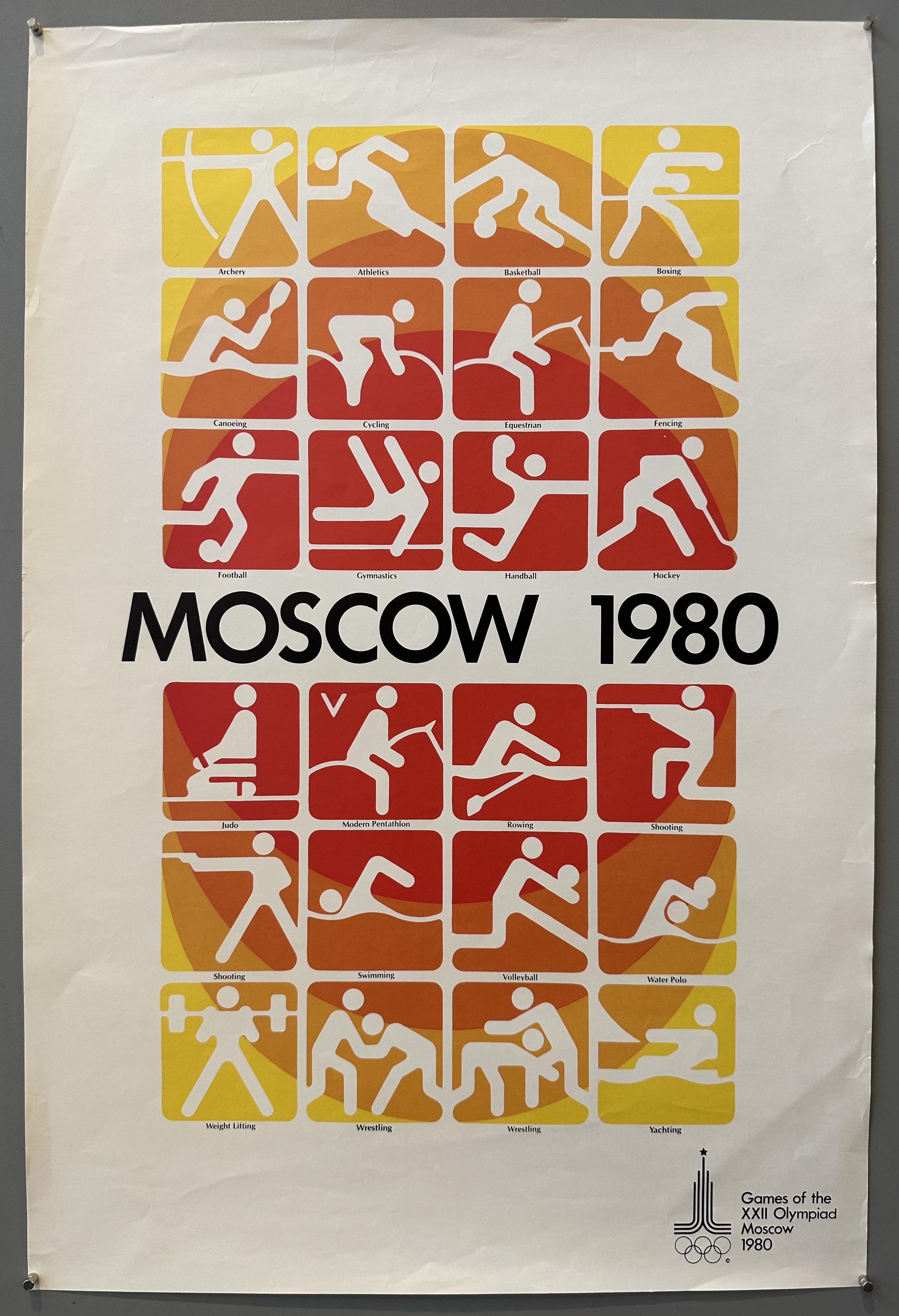 Moscow 1980 Olympics Poster