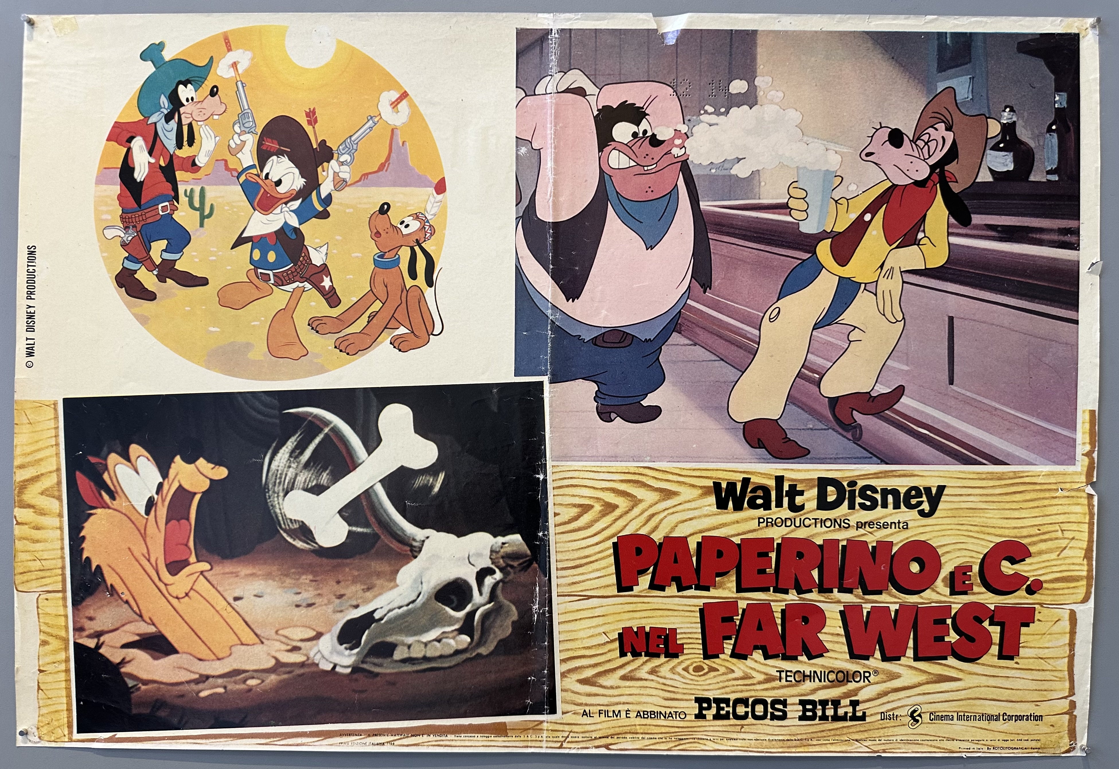 Paperino e C. Nel Far West Poster 5