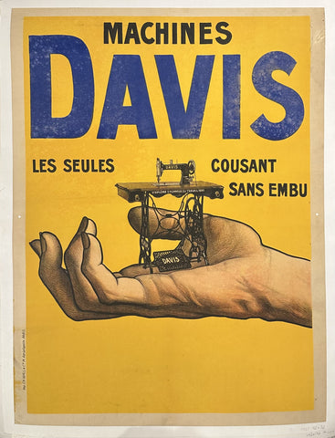 Link to Machines Davis Les Seules Cousant Sans EmbuFrance, c. 1890s Product