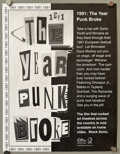1991: The Year Punk Broke – Poster Museum