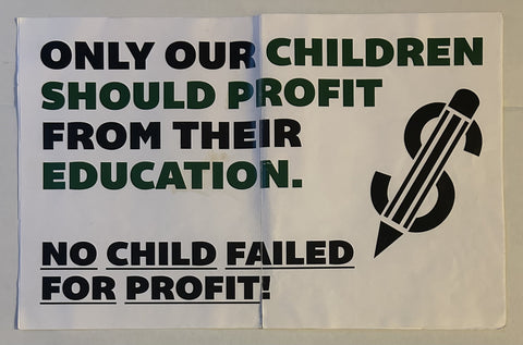 Link to No Child Failed For Profit! (2017 Women's March)USA, 2017 Product