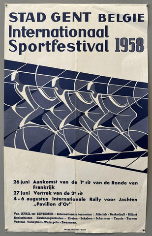 Link to  International Sportfestival 1958 PosterBelgium, 1958  Product