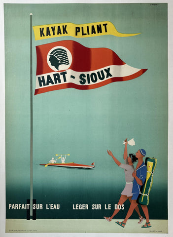 Link to  Hart-Sioux Kayak Pliant PosterFrance, 1959  Product