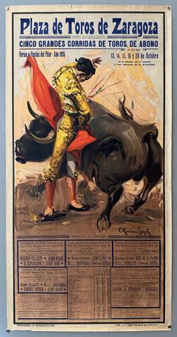 Link to  Plaza de Toros de Zaragoza PosterSpain, 1935  Product