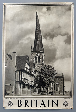 Link to Britain: Chesterfield The Crooked SpireGreat Britain, c. 1950s Product