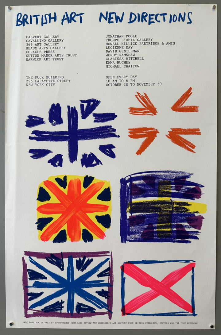Peter Gee (American/British, 1932-2005), known for his work in the pop art scene and for introducing post-Bauhaus design principles to the United States.