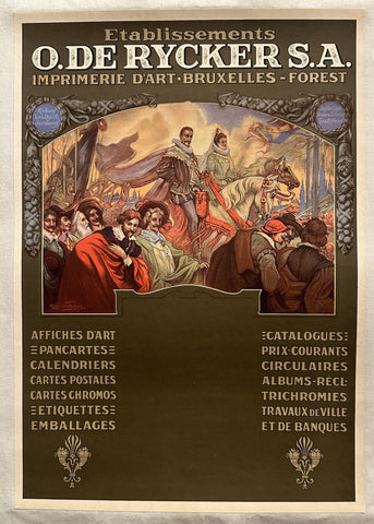 Link to  Etablissements O. De Rycker S.A.Belgium, c. 1910  Product