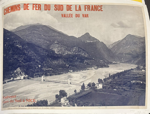 Link to Vallée du Var Chemins de Fer du Sud de la FranceFrance, c. 1930 (?) Product