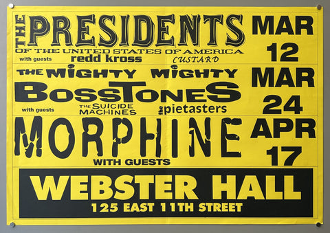 Link to The Presidents of the United States of America Webster HallUSA, 1997 Product