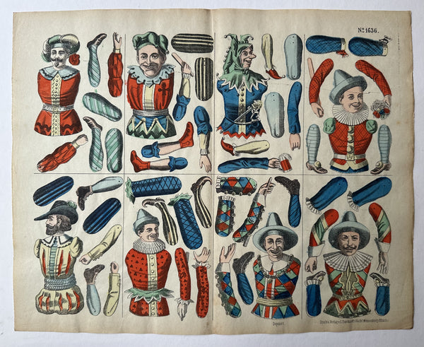 アート・デザイン・音楽 Klaudia Schiller 152 Paperdolls No. 266 Jester Paper Doll No. 1636 – Poster Museum